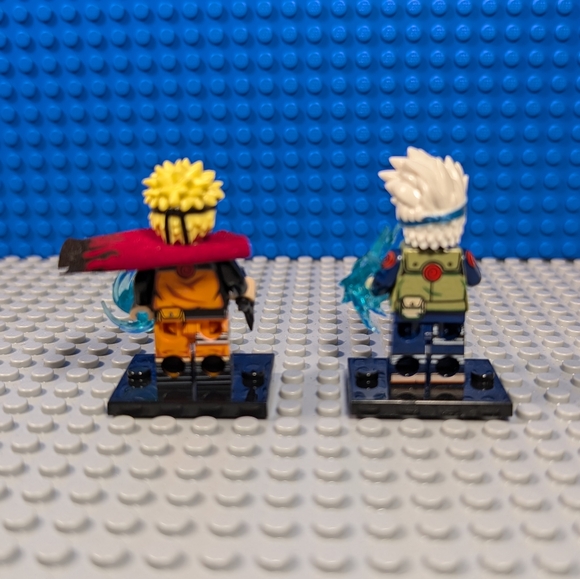 2 Minifigures- Naruto Anime Building Block Toy Action Figures Manga Collectible - Picture 3 of 5